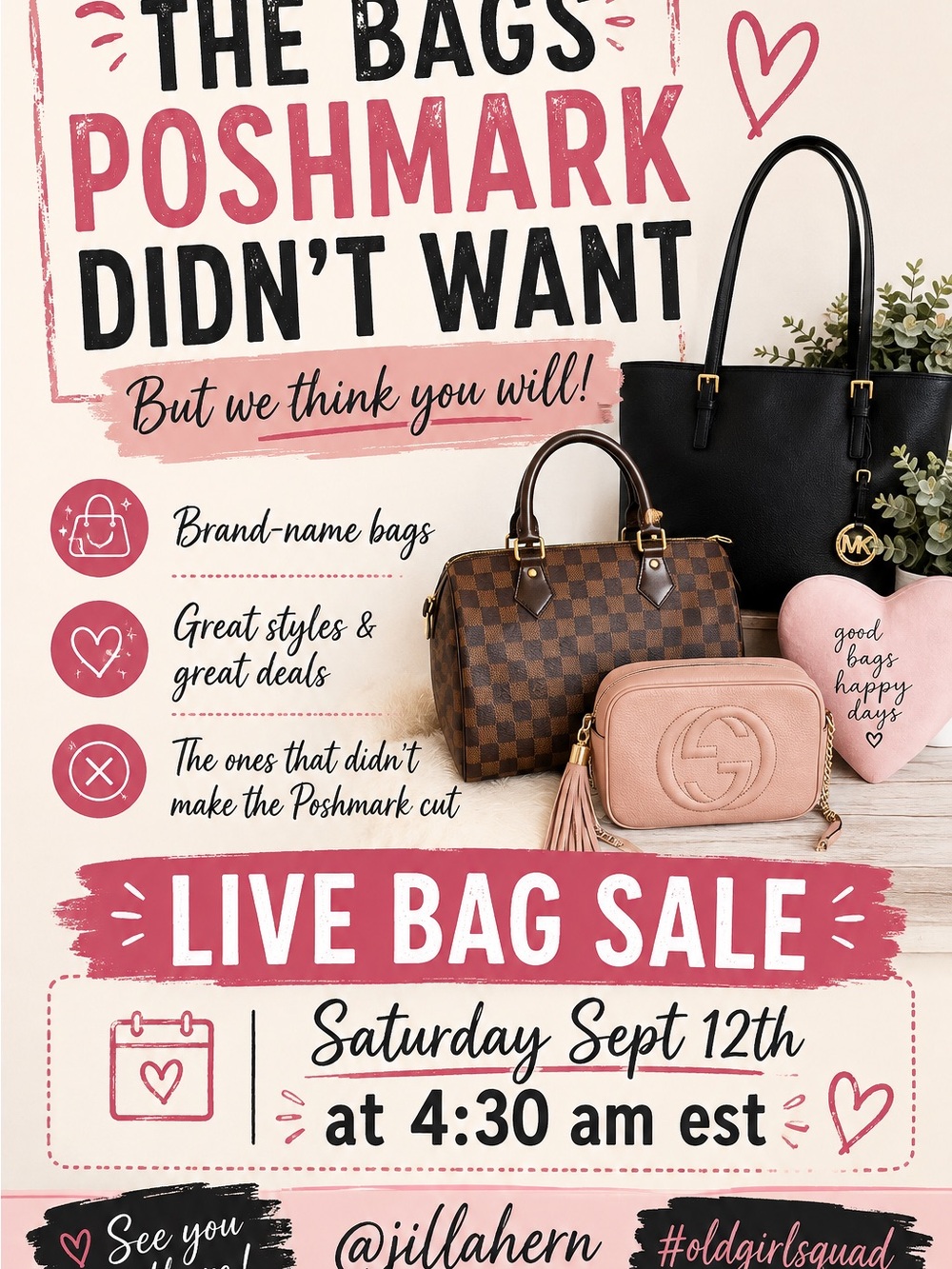Live show flyer